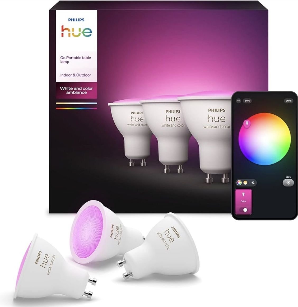 Philips Hue GU10 compatible con Alexa