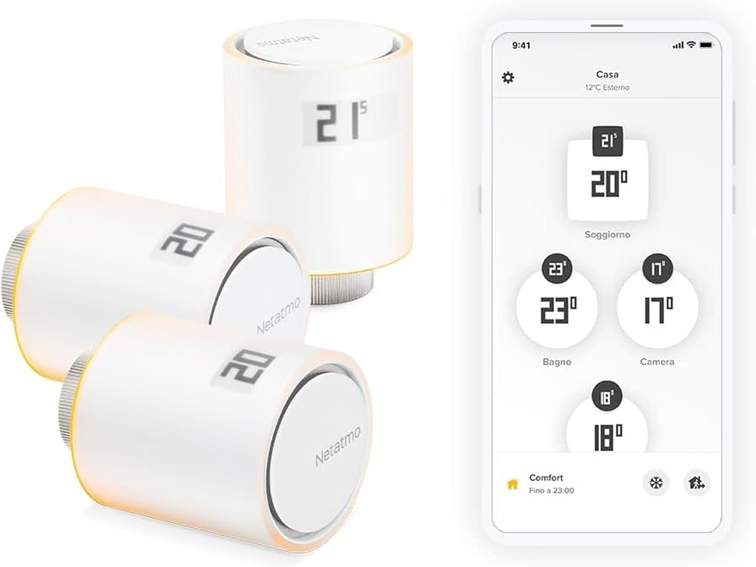 Válvulas termostáticas Netatmo compatibles con Alexa