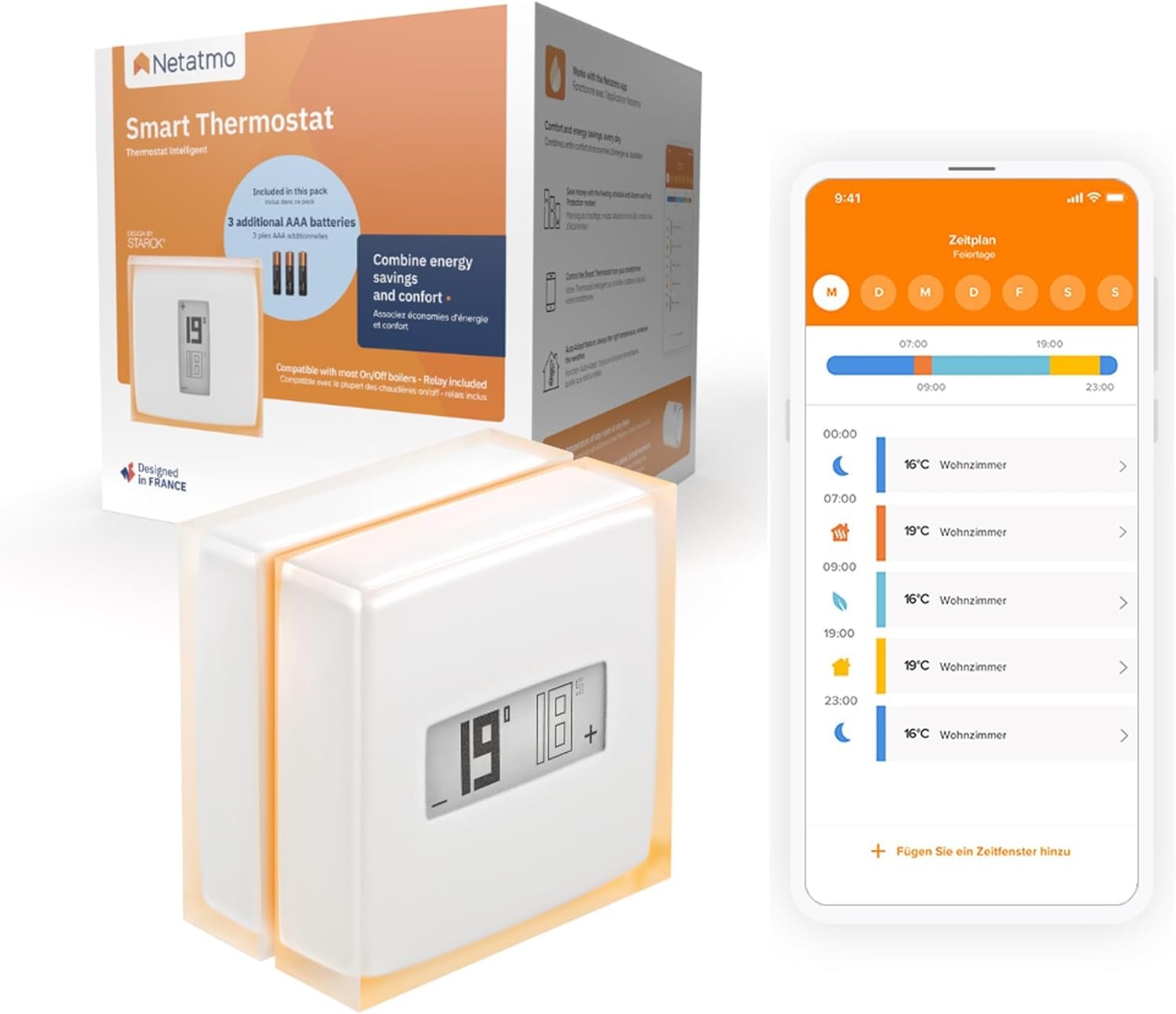 Netatmo Smart Thermostat compatible con Alexa